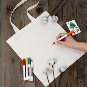 Eco Friendly Reusable 100% Cotton 6oz/8oz/12oz DIY Canvas Silk-screen Printed Shopping Tote <b>Bag</b> with Custom Logo - Product Image 1