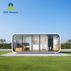 Cabine de luxe préfabriquée sur mesure de 40 pieds, type Apple Cabin, conteneur de couchage pour hôtel - Product Image 1