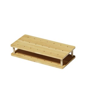 Expositor de madera porosa para piruletas, expositor de mostrador para tiendas departamentales para pequeños brochetas de espino glaseado, cumpleaños - Product Image 5