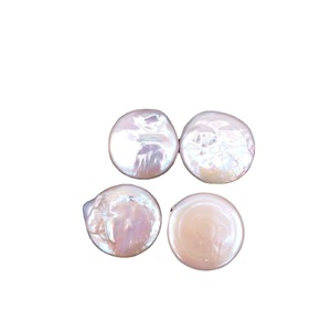 Perlas Barrocas Certificadas con Forma de Botón, Gema de 20 mm, Perla Natural de Agua Dulce Brillante, Redonda, en Forma de <span class=keywords><strong>Disco</strong></span>, Material para Joyería DIY - Product Image 5