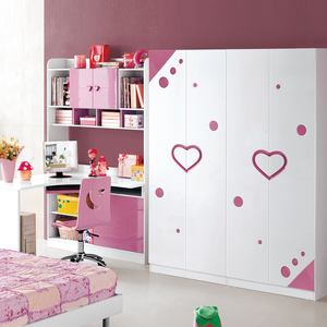 Ensemble de meubles de princesse rose, ensembles de chambre pour enfants, bébés et enfants, bon marché, moderne - Product Image 3