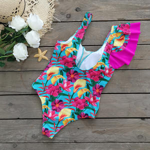 <span class=keywords><strong>2022</strong></span> Sexy col en V maille maillot de bain femmes une pièce maillots de bain body Push up Monokini imprimer maillots de bain maillot de bain porter des vêtements de plage - Product Image 6