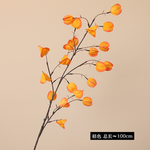 โคมไฟจีนผลไม้ปลอมเหมือนจริงโคมไฟต้นไม้ไฟซาลิสประดิษฐ์สำหรับตกแต่งงานแต่งงานโบโฮ - Product Image 6