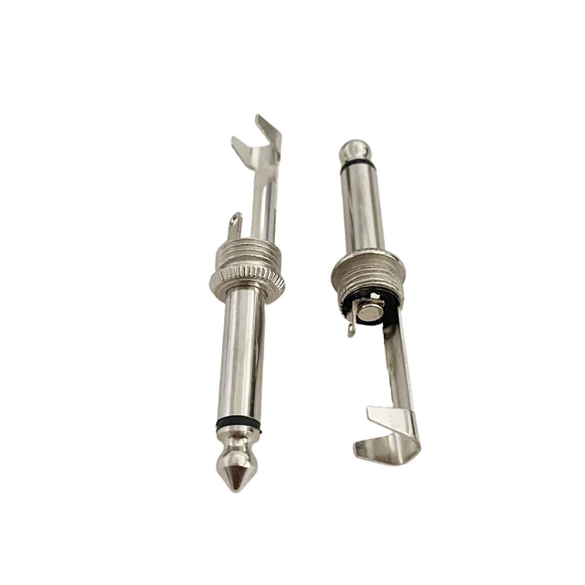 DAJIANG Manufacturer's 6.3mm Ts Instrument Audio Jack Connector Plug 72.5L Audio Jack Copper Contact 6.3mm Mono Audio Connector