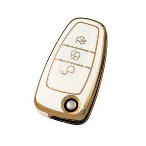 Portachiavi di Lusso Personalizzabile in TPU per <span class=keywords><strong>Ford</strong></span> Escape <span class=keywords><strong>Fiesta</strong></span> 12/15/17/18, Cover per Chiavi <span class=keywords><strong>Auto</strong></span> con Logo Huiyanleyun - Product Image 1