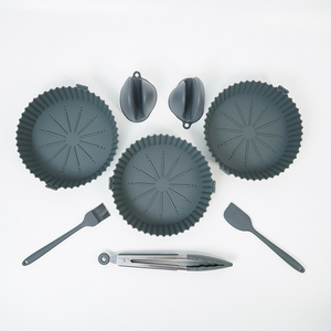 Juego <span class=keywords><strong>de</strong></span> accesorios <span class=keywords><strong>de</strong></span> cocina multifuncional con divisor y pinza <span class=keywords><strong>de</strong></span> silicona para freidora <span class=keywords><strong>de</strong></span> aire - Product Image 3