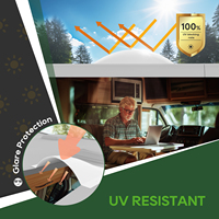 Couverture de remplacement de lucarne en forme de diamant pour camping-car, dôme extérieur de couverture de lucarne pour camping-car de forme spéciale