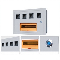 Boîtier de distribution en acier inoxydable IP65 étanche pour compteur, montage en surface, boîtier de commande électrique, alimentation électrique
