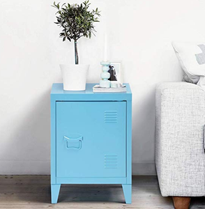 Mobili in Acciaio per Soggiorno, <span class=keywords><strong>Armadietto</strong></span> in Metallo con 1 Porta, Mini <span class=keywords><strong>Armadietto</strong></span> per Bambini - Product Image 6