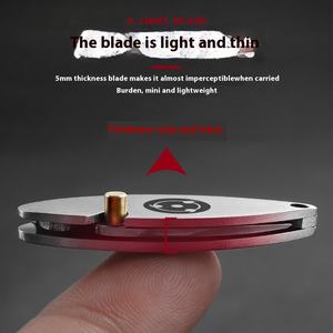 <span class=keywords><strong>Skyeye</strong></span> Mini couteau pliant en acier inoxydable Couteau de poche porte-clés portable Couteau express ouvert - Product Image 4