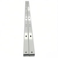 Fabrication sur mesure de tôles métalliques, boîtier en forme de U, revêtement en poudre noir mat, couvercle en tôle métallique, fournisseur par contrat