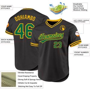 Maillot de baseball personnalisé FOXA pour homme, col en V, maille respirante, nom et numéro brodés, évacuation de l'humidité, équipe Desmoines, authentique, style rétro - Product Image 1