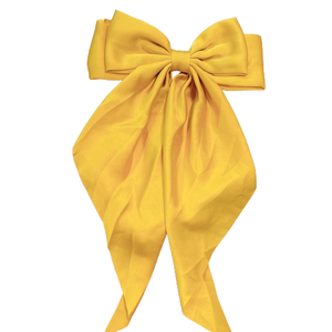 Korean Style Girls' <b>Bow</b> Hairpin High-Grade Double-Layer Large Version Fashion <b>Clip</b> Made of Cotton Linen for Daily Wear - Product Image 2