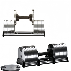 CZFIT Adjustable 20KG to 40KG Free Weights Automatic Detachable Cast Iron Fitness <b>Dumbbell</b> for Home Gym - Product Image 4