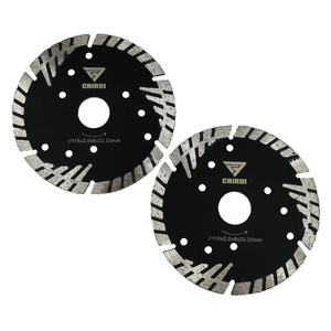 Triangolo Turbo segmentato pietra di basalto pietra di granito disco diamantato pietra dura pietra arenaria lama sega - Product Image 6