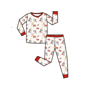 竹繊維男の子用2点セット、竹繊維セット、竹繊維女の子用パジャマ、迅速配送、カスタマイズ - Product Image 5