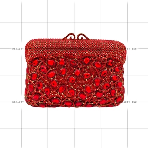 Pochette de Soirée Luxe pour Femme avec Strass, Sac à Main Vintage Effet Diamant, Chaîne Détachable – Idéal pour le Nouvel An, les Rendez-vous Galants et les Dîners - Product Image 6