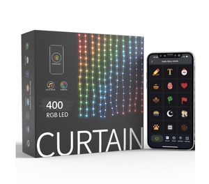 Tcwin DIY Curtain ánh sáng IP44 đánh giá thay đổi độ sáng 3500k Trắng ấm <span class=keywords><strong>LED</strong></span> Strip ánh sáng điều khiển cho giáng sinh trang trí - Product Image 5