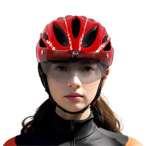 Casque de VTT YX PC avec finition mate brillante, respirant, résistant aux chocs, réglable, pour un usage unisexe - Product Image 2
