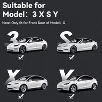 4 packs de lumières de bienvenue ultra-lumineuses pour les portes de la Tesla Model S X 3 Highland Y Juniper.