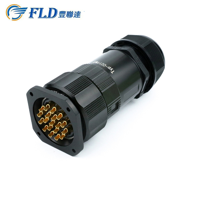 Multipin 19 Pin Female Plug Male Socket Power Socapex Style Connector