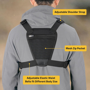 Muestra Gratuita de Bolsa Táctica de Pecho para Hombre, Venta al por Mayor, Camuflaje, Tela Oxford, Bandolera, Deportiva, para Exteriores, con Cierre de Cremallera - Product Image 3