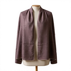 Bufanda/Chal de Mujer al por Mayor, Personalizada, Sólida, con Ribete de Encaje en 3 Lados, de Longitud Media, Ligera y Transpirable, 20 Colores, Venta al por Mayor - Product Image 3