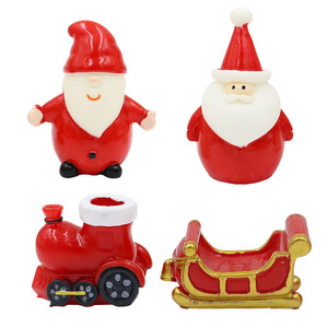 Lote de 100 Figuras de Reno en 3D, Adornos Navideños de Dibujos Animados para Jardín de Hadas, Manualidades de Resina - Product Image 5