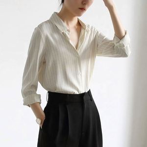 Áo sơ mi sọc đen hàng đầu mới về hàng mới - Product Image 4