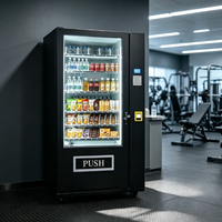 Station de vente automatique de boissons et de collations avec surveillance à distance de l'inventaire et verrouillage antivol