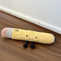 Étui en peluche pour crayons et règles de la collection JC, version haut de gamme, ultra doux, toucher soyeux, soulagement de l'anxiété, base lestée, design symétrique