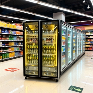Réfrigérateur Commercial pour Boissons et Spiritueux, Vitrine Réfrigérée pour Boissons Froides, Équipement de Réfrigération de Bar, Vente Directe Usine - Product Image 2