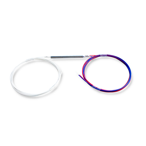 Acoplador de Fibra Óptica 1x2, Tipo Tubo de Acero de Doble Ventana Triple, Sin Conector - Product Image 1