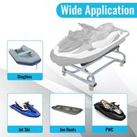 Chariot de transport pour embarcations de 1000 lb, remorque pour jet ski, chariot pour embarcations, remorque pour bateau, chariot pour la navigation à voile