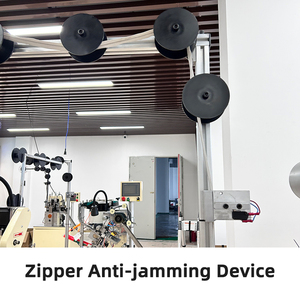 เครื่องเจาะซิปโลหะแบบอัตโนมัติเครื่องรูดซิปเลือกประเภทฟันคู่สำหรับทำซิป - Product Image 6