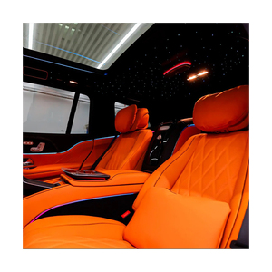 Kit Interior para Automóvil <span class=keywords><strong>Mercedes</strong></span> <span class=keywords><strong>Benz</strong></span> X167 X166, Modelos <span class=keywords><strong>2022</strong></span> 2024 2025 <span class=keywords><strong>Gls</strong></span> 350 450 <span class=keywords><strong>600</strong></span> Amg 63s, Volante a la Izquierda y Derecha, 5 Asientos, Color Azul Maybach, X167 - Product Image 1