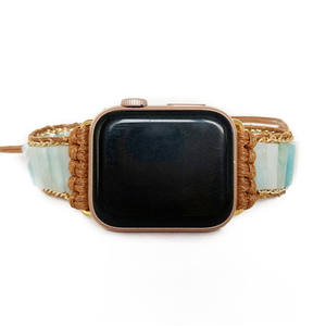Turquoise Style Multi Perlé <span class=keywords><strong>Bracelet</strong></span> pour <span class=keywords><strong>Apple</strong></span> Montre 41mm 45mm Couleur Agate <span class=keywords><strong>Protection</strong></span> <span class=keywords><strong>Bracelet</strong></span> pour iWatch 7 6 5 - Product Image 6