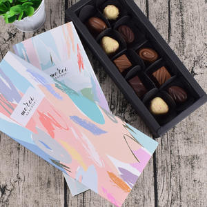 Подарочный набор в корейском стиле: высококачественная квадратная коробка для носков с выдвижным ящиком, с цветочным чаем, шоколадом и упаковкой из белой картона. - Product Image 3