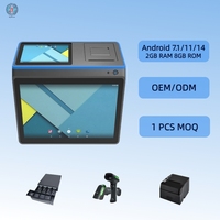 Terminal de bureau Android de 10.1 pouces pour restaurant et magasin avec fonction SDK