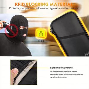OEM Men Waterproof Passport Wallet Card Holder With Coin <b>Pocket</b> Mens Clutch Passport Bag Cover ID Credit Card Holder RFID - Product Image 2
