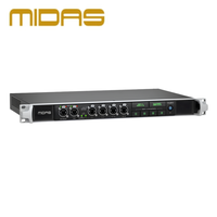 Système de monitoring personnel MIDAS HUB4 48 canaux avec AES50 StageConnect PoE 4 sorties XLR/TRS pour mélangeurs personnels DP48