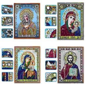 Mosaico de Diamantes 5D, Bordado de Diamantes con Diseño de la Virgen María, Decoración para el Hogar - Product Image 2