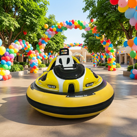 Voiture tamponneuse gonflable Magic Amusement avec direction précise, retour lumineux et coque anti-rayures pour parcs d'attractions