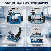 Banc de formation pour système de freinage ABS automobile, test de capteurs, analyse des données, diagnostic des pannes, remplissage du liquide de frein, équipement pédagogique