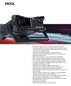 Generador de Forma de Onda Arbitraria Rigol DG2052/2072/2102, Fuente de Señal de 100 MHz, Equipo de Prueba Funcional - Product Image 2