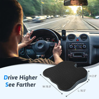 Coussin de siège de voiture ergonomique antidérapant en mousse à mémoire de forme pour la conduite