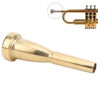 7C Trumpet Mouthpiece Golden Electroplated Brass Musical Instrument Accessories