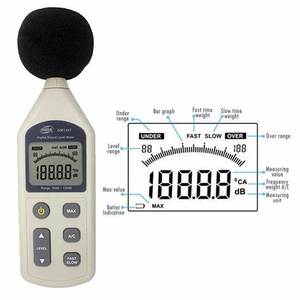 BEST-PRICE BENETECH GM1357 Sound Level Meter with 30~130dB <b>Range</b> 0.1 Resolution IP66 - Product Image 3