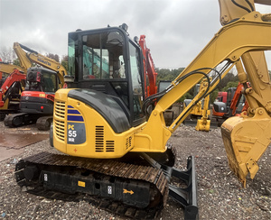 Giappone fatto Komatsu <span class=keywords><strong>PC55MR</strong></span>-<span class=keywords><strong>2</strong></span> escavatore Komatsu pcn 55 PC 55 <span class=keywords><strong>PC55MR</strong></span> usato Mini 5 ton cingolato scavatore pronto per la spedizione