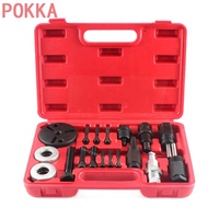 POKKA Kit Alat Kopling Kompresor Portabel, 18 Buah Penghilang Kopling Kompresor A/C Portabel